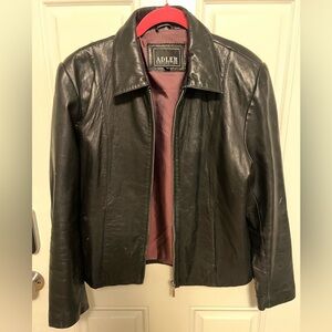 Adler Women's Black Leather Jacket